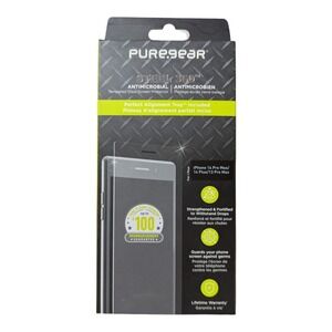 F3. PureGear Tempered Glass Protector Apple iPhone 14 Pro Max/14 Plus/13 Pro Max